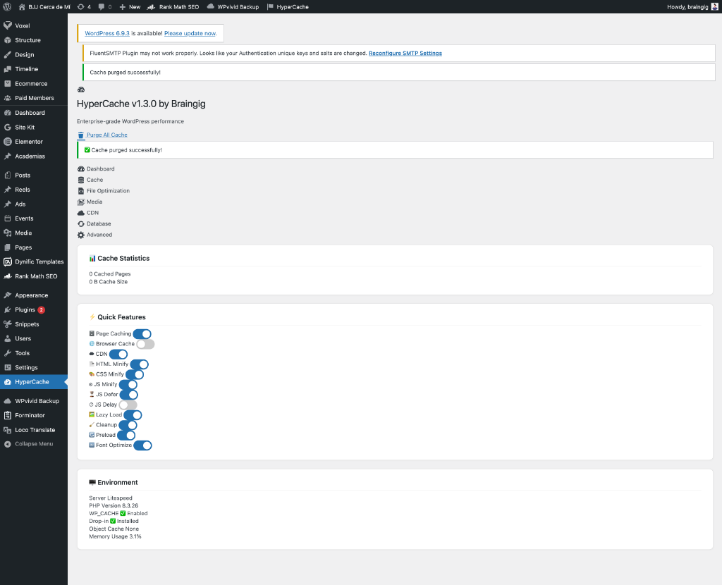 Optimization Settings